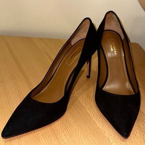 Aquazzura Black Stiletto Heels Size 38